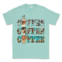 Seafoam western coffees Classic Tee - BarkalooDesign