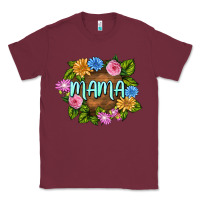 Burgundy Mama Mother's Day Classic Tee - FaDigitalArtStudio