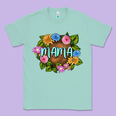 Mama Mother's Day Classic Tee Designed By Fadigitalartstudio