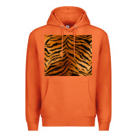Carrot handdrawn tiger pattern Premium Hoodie - BarkalooDesign