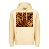 Pina Colada handdrawn tiger pattern Premium Hoodie - BarkalooDesign