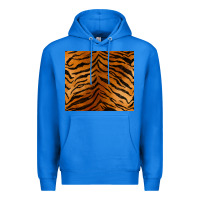 True Royal handdrawn tiger pattern Premium Hoodie - BarkalooDesign