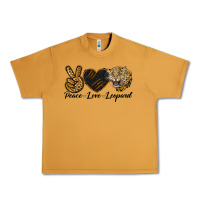 Peanut Butter Peace Love Lion Head Urban Heavy Tee - LillyAllenDesigns