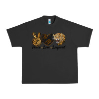 Pigment Black Peace Love Lion Head Urban Heavy Tee - LillyAllenDesigns