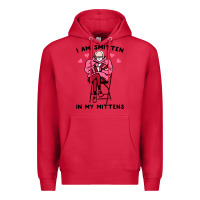 Cardinal funny i am smitten in my mittens bernie Premium Hoodie - artisFamous