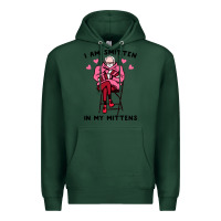 Sports Green funny i am smitten in my mittens bernie Premium Hoodie - artisFamous