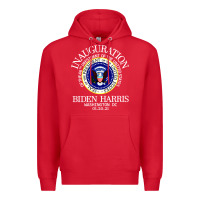 Red inauguration day Premium Hoodie - artisFamous