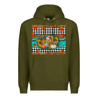 Army Green pumpkins Premium Hoodie - RanaPortraitStore