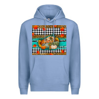 Colony Blue pumpkins Premium Hoodie - RanaPortraitStore