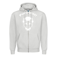 Dove Grey Purrrsist Zipper Hoodie - Bettercallsaul