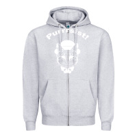 Heather Grey Purrrsist Zipper Hoodie - Bettercallsaul