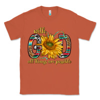 Copper with god all things are possible with sunflower bbs Classic Tee - BundleAndBundleShop