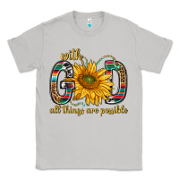Moon Dust with god all things are possible with sunflower bbs Classic Tee - BundleAndBundleShop