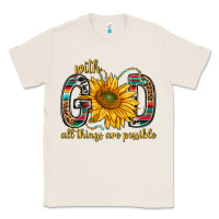 Natural with god all things are possible with sunflower bbs Classic Tee - BundleAndBundleShop