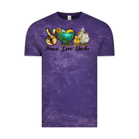 Cloud Purple Peace Love Ducks Vintage Tee - LillyAllenDesigns