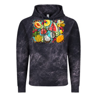 Cloud Black summer fruits background Vintage Hoodie - BarkalooDesign
