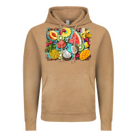 Vintage Camel summer fruits background Vintage Hoodie - BarkalooDesign