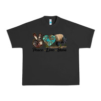 Pigment Black Peace lLve Bison Urban Heavy Tee - LillyAllenDesigns