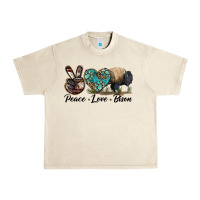 Sandshell Peace lLve Bison Urban Heavy Tee - LillyAllenDesigns