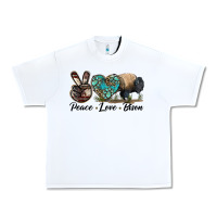 White Peace lLve Bison Urban Heavy Tee - LillyAllenDesigns