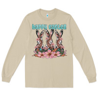 Mushroom happy easter bunny Long Sleeve Tee - Artiststas