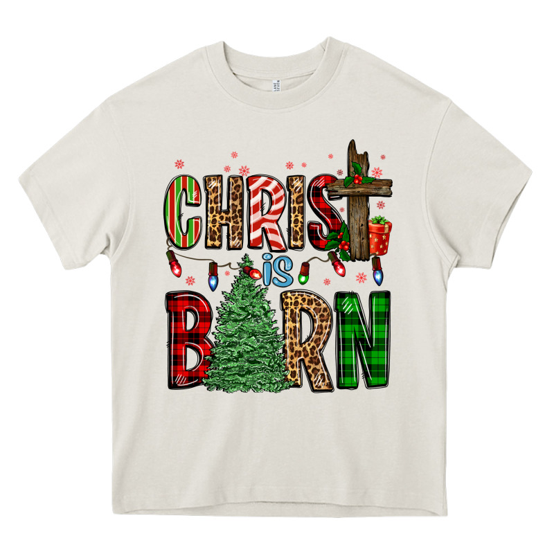 Christ Is Born Heavy Core Tee by FaDigitalArtStudio | Teevron