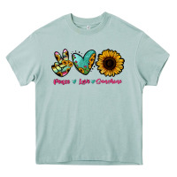 Arona Peace Love Sunshine Heavy Core Tee - RanaPortraitStore