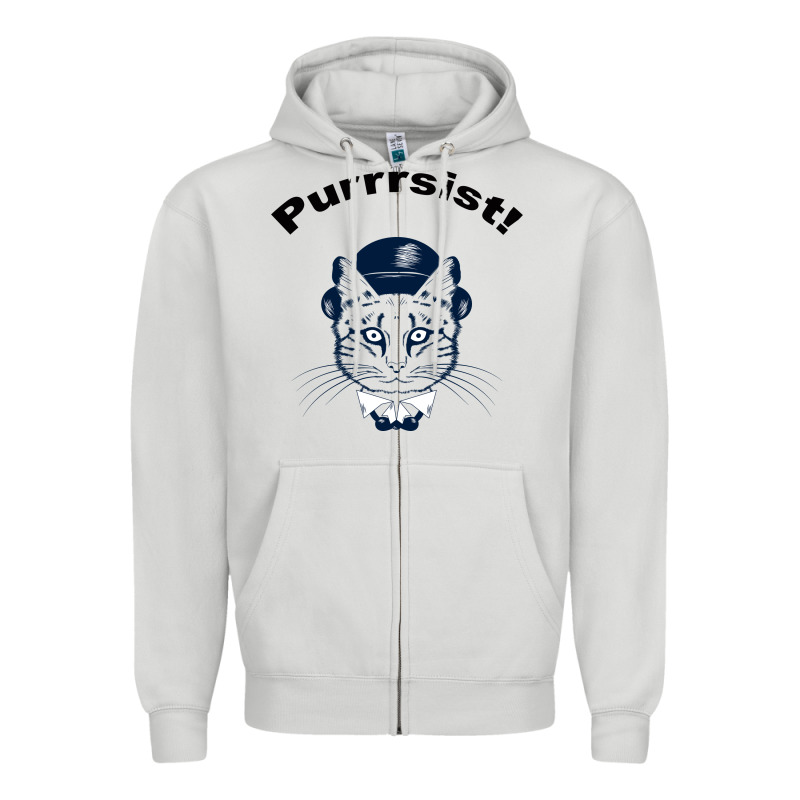 Purrrsist Zipper Hoodie by Bettercallsaul | Teevron