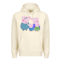Sandshell peppa pig family Premium Hoodie - artisFamous