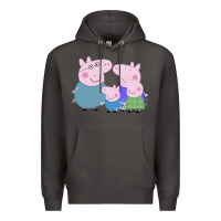Smoke peppa pig family Premium Hoodie - artisFamous