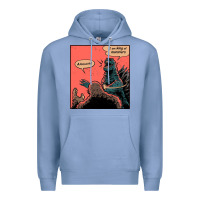 Colony Blue i am king of monsters Premium Hoodie - artisFamous