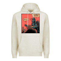Oatmeal Heather i am king of monsters Premium Hoodie - artisFamous