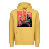 Antique Gold i am king of monsters Premium Hoodie - artisFamous