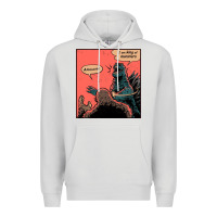 Dove Grey i am king of monsters Premium Hoodie - artisFamous