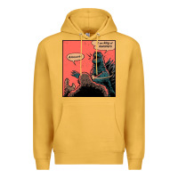 Mustard i am king of monsters Premium Hoodie - artisFamous