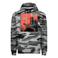 Slate Camo i am king of monsters Premium Hoodie - artisFamous