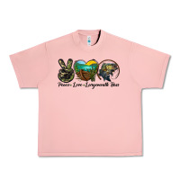 Salmon peace love largemouth bass Urban Heavy Tee - LillyAllenDesigns