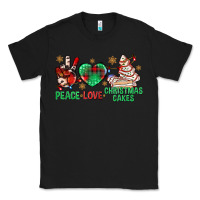 Black peace love christmas cakes bbs Classic Tee - BundleAndBundleShop