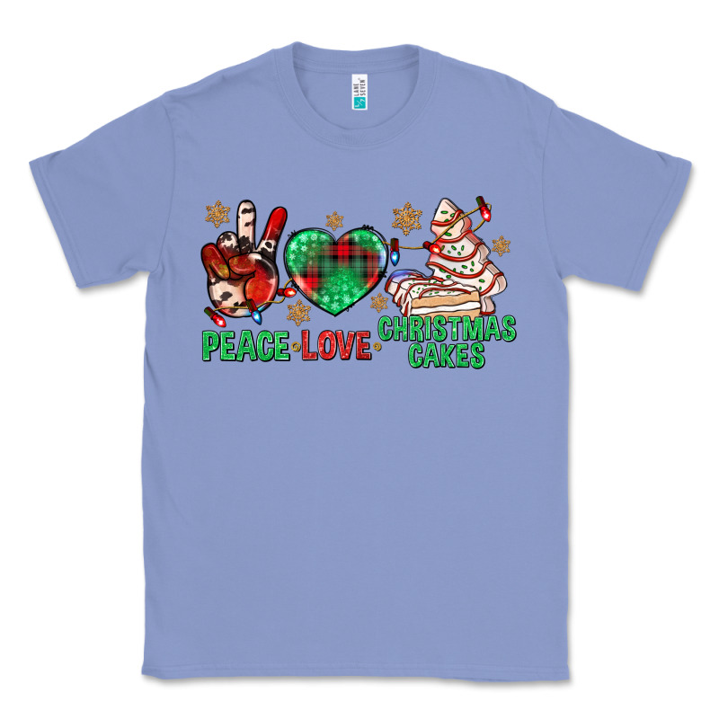 Peace Love Christmas Cakes Bbs Classic Tee by BundleAndBundleShop | Teevron