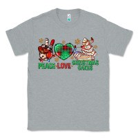 Heather Grey peace love christmas cakes bbs Classic Tee - BundleAndBundleShop