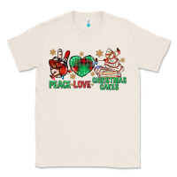 Natural peace love christmas cakes bbs Classic Tee - BundleAndBundleShop