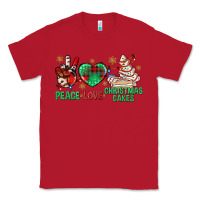 Red peace love christmas cakes bbs Classic Tee - BundleAndBundleShop