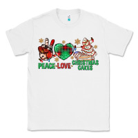 White peace love christmas cakes bbs Classic Tee - BundleAndBundleShop