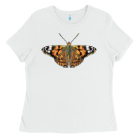 White Painted Lady Ladies Tee - LillyAllenDesigns