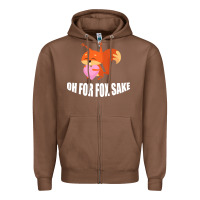 Chestnut Oh, For Fox Sake Zipper Hoodie - Bettercallsaul