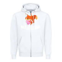 White Oh, For Fox Sake Zipper Hoodie - Bettercallsaul