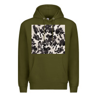 Army Green black and white cowhide tumbler Premium Hoodie - BarkalooDesign