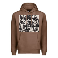 Chestnut black and white cowhide tumbler Premium Hoodie - BarkalooDesign