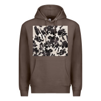 Coffee black and white cowhide tumbler Premium Hoodie - BarkalooDesign