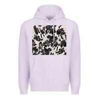 Lilac black and white cowhide tumbler Premium Hoodie - BarkalooDesign